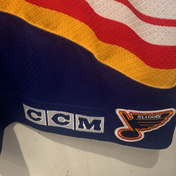 Incredible Game Cut Autographed St Louis Blues Home White Jersey Brett Hull 1996 - Picture 10 of 10